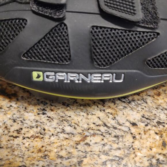 Louis Garneau Multi Airflex Cycling Shoes Black Bright Yellow Men's EU 48 US 13 - Picture 11 of 12